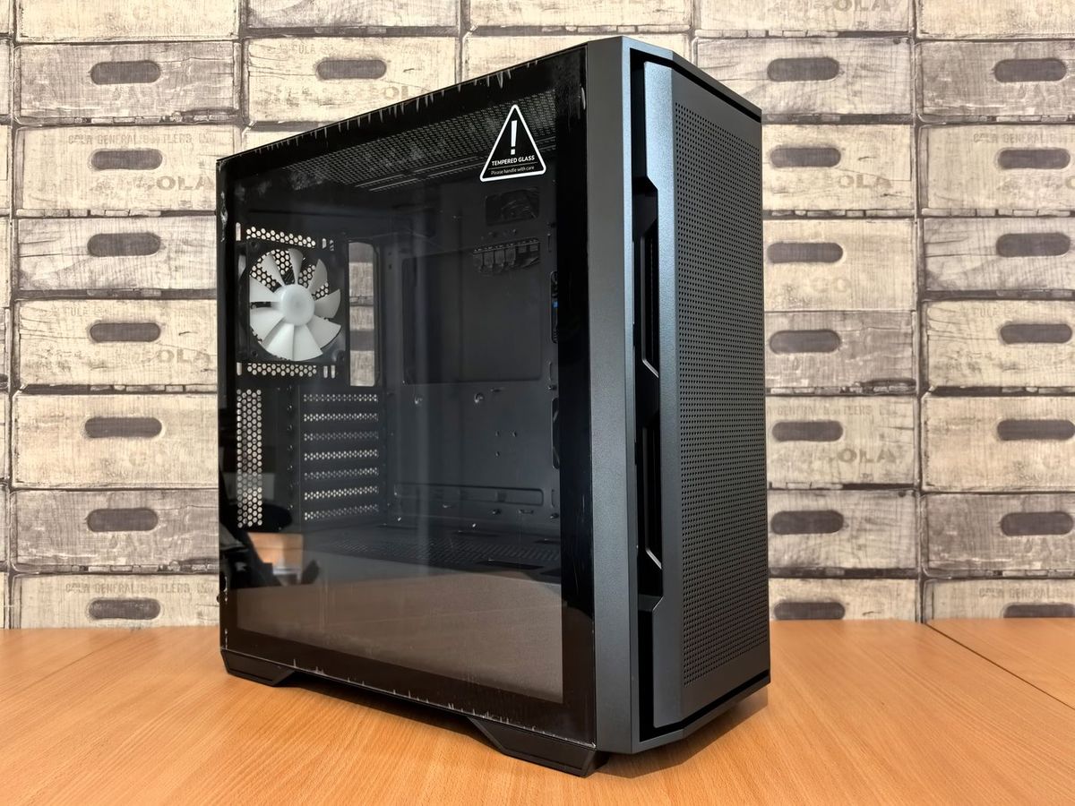 Representative photo for The Performer Gaming PC: a desktop PC tower with a glass side panel